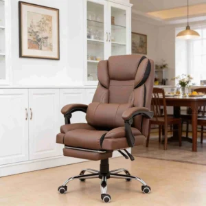 Swivel Chair Boss Business Office Chair Ergonomic Recliner Massage Function Simple Modern Design Comfortable