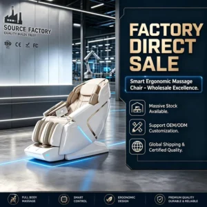 T80 Electric Luxury New Design 4D Shiatsu Full Body Smart AI Robot Recliner Massage Chair with Foot Roller
