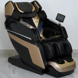 Tall Man Stretching 4D Shiatsu PU Leather Massage Chair with Musical Function
