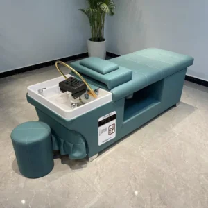 Thai style Multi functional Shampoo Chair Water Circulation Steam Massage Commercial Use Modern Design Solid Wood Living Room