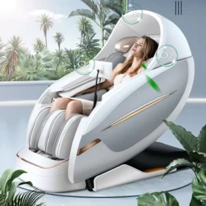 Top Luxury Full Body Massage Chair 4d zero Gravity Carbon Fiber Heating Therapy Vending Massage Chair
