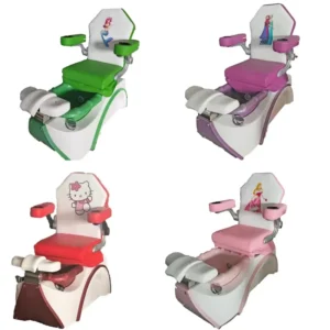 Top Luxury Kid Spa Chair Child Pedicure Chair With Massager and Foot Bowl