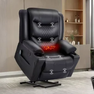Top grain Calfskin Genuine Leather Massage Chair Multi functional Commercial Relief Bedroom Cinema