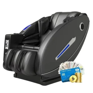 Trending Luxury 4D Full Body Chair Massager Electric Commercial Paper Money Credit Card Coin Vending Massage Chair