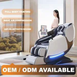 Ultimate Ease Extended SL Track Human Like Design Massage Sofa Chair Waist Back Heating Massage Recliner for Better Rest Quality