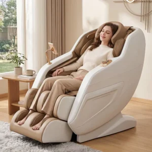 Ultra Quiet Electric Recliner Intelligent Zero Gravity Full Body Kneading Heating Massage Chair with Timing Control for Home Use