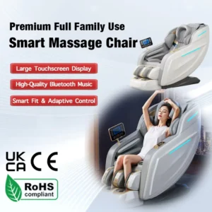 Upgraded Version Premium Full Body Massage Chair Heat Therapy Luxury Recliner for Muscle Recovery and Stress Relief