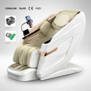 VCT 604 Massage Chair Dual Movement Full Body Zero Gravity Heating Portable Bluetooth Calf Roller Electric Massage Chair