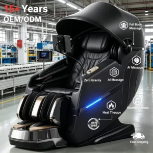 VCT B5S Body Massage Chair Zero Gravity 3D Thai Stretching Massage Chair Calf Roller Massage and Shoulder Heating Massage Chair