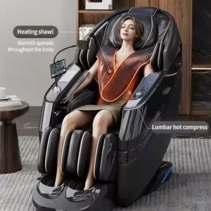 VCT Dual Core Smart Luxury Spa 3D Zero Gravity Full Body Shiatsu Air Pressure SL Track Intelligent Voice Control Massage Chair