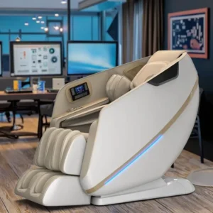 VCT Luxury 3D Massage Chair with Zero Gravity Voice Control LCD Touch Screen SL Track Guide Rail Body