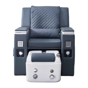 Wood Nail Salon Foot Sofa Massage Table Electric Massage Multifunctional Foot Bath Modern Design Stainless Steel Frame Eyelash
