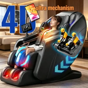 YJ L25Max 135cm SL Rail Massage Chair Zero Gravity Full Body Airbag Massage for Home Office Hotel Gym Use