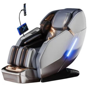 YS C08 Electric Full Body Massage Chair Portable Foldable Zero Gravity Double Movement 3D 4D SL Track Double Salon Bed
