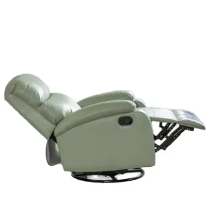YX0166 Electric Modern Genuine Leather Massage Chair Rotating Rocking Reclining Single Lazy Sofa Multi Functional Living