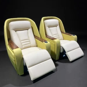 Yellow Luxury Electric Injection Chair Home Theater Furniture Lifting Cabinet Cinema Recliner Sofa Armchair Living Room Sofas