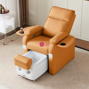 Yicheng Beauty Modern Luxury High Quality Foldable Portable Pedicure Massage Chair with Foot Spa Features