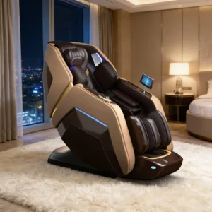 Yijie New Arrival Luxury Multifunctional Full Body Shiatsu 4D Zero Gravity Foot SPA Electric Massage Chair