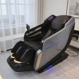 Zero Gravity 4D Thai Stretch Shiatsu Electric Chair Massager SL Track Luxury Body 3D Full Body Massage Chair