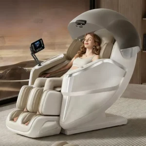 Zero Gravity Full Body 4D Luxury Shiatsu Heating Recliner Body Dual Core SL Track Massage Chair