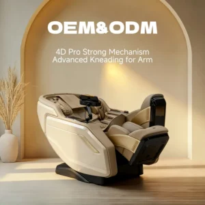 Zero Gravity Full Body 4D Massage Chair with Infrared Physiotherapy Luxury Space Saving Design for Home & Office Wellness
