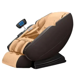 Zero Gravity Full Body Massage Chair Intelligent Recliner with SL Track Air Compression PU Leather Waist Foot Relax for Hotel