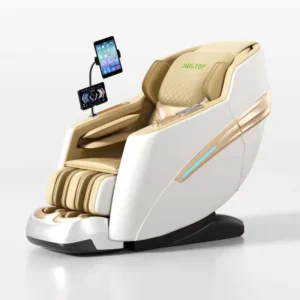 Zero Gravity Full Body Recliner Massage Chair All in One with Yoga and Heating Therapy Made of PU Leather