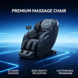 Zero Gravity Kneading Heating Bluetooth Full Body Massage Chair LCD Remote Control Luxury Foot Spa Massage Chair