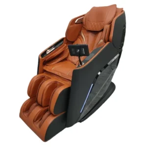 Zero Gravity Leather Multifunctional Massage Chair Full Body Shiatsu Rolling Air Pressure Waist Heating Smart Intelligent Home