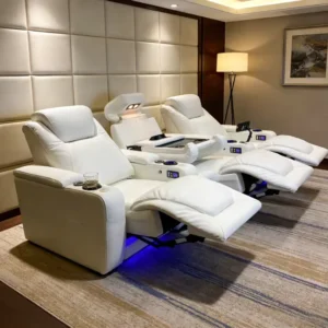 Zero Gravity Living Room Massage Recliner Chair for 2 3 Seater Home Theatre Power Luxury Modern Leather Electric Recliner Sofa