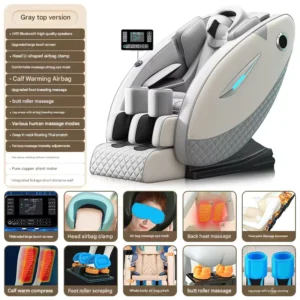 Zero Gravity Massage Chair 8D AI Full Body Shiatsu Recliner Luxury Electric Massage Chair for Home Use Multifunctional