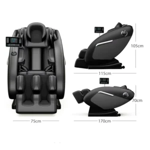 Zero Gravity Massage Chair Heating Recline Electric Shiatsu Full Body Airbag Massager Machine Healthcare One Piece Massage Chair