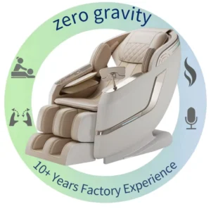 Zero Gravity SL Track Massage Chair Full Body Heated Shiatsu Massage Chair Ai Voice Control Massage Robot with 145cm Rail