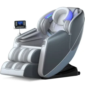 Zero Gravity Shiatsu Massage Chair Foldable Design PU Leather 1 Year Warranty Portable Hot Compress Vibration for Full Body Care