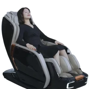 Zhouqi Luxury Full Body Electric Massage Chair 3D Zero Gravity SL Track with PU Leather Manufacture Body Care Price